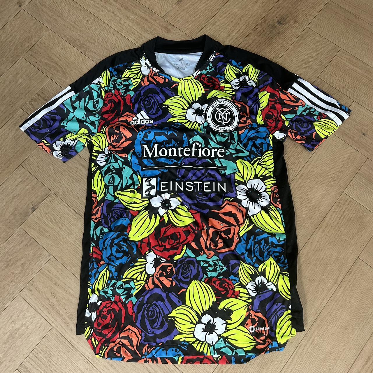 Rare New York City FC Tiro Flower jersey Open to. Depop