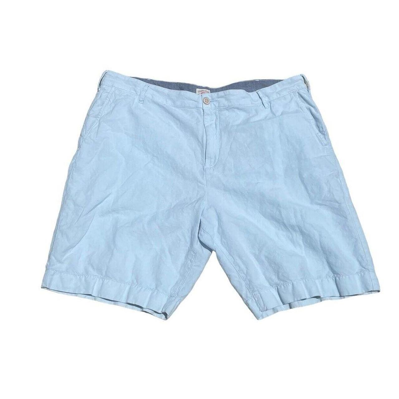 Faherty Light Blue buy Linen Blend Shorts. Size 38