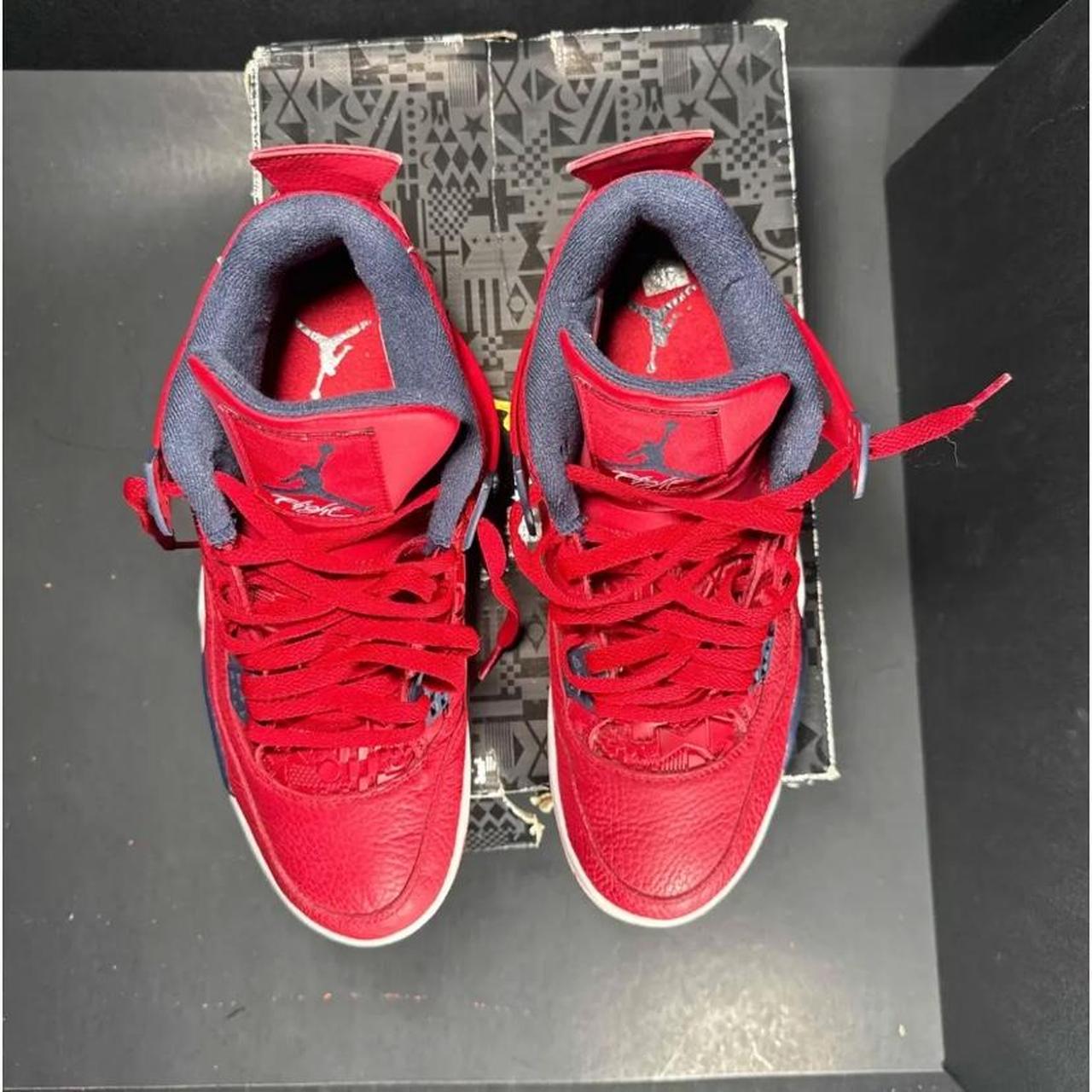 Air Jordan 4 Retro 'FIBA' Mens Sneakers | Size 10 - Depop