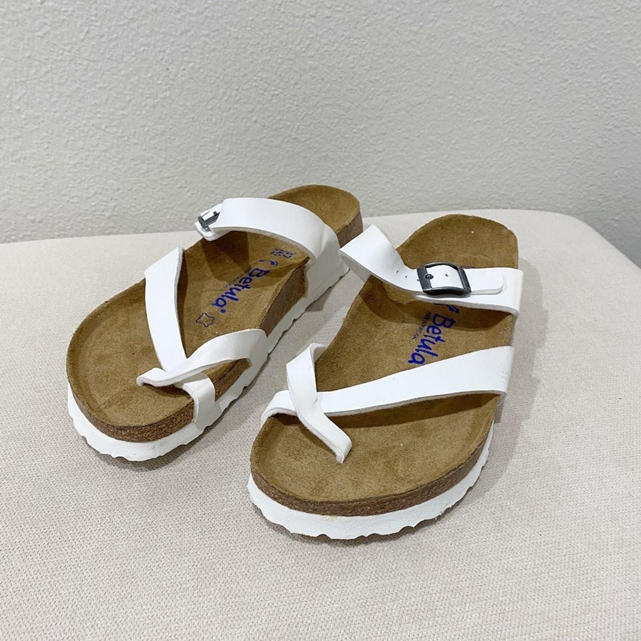 Betula | Shoes | Womens Size Birkenstock Betula White Mayari Slide Sandals  | Poshmark