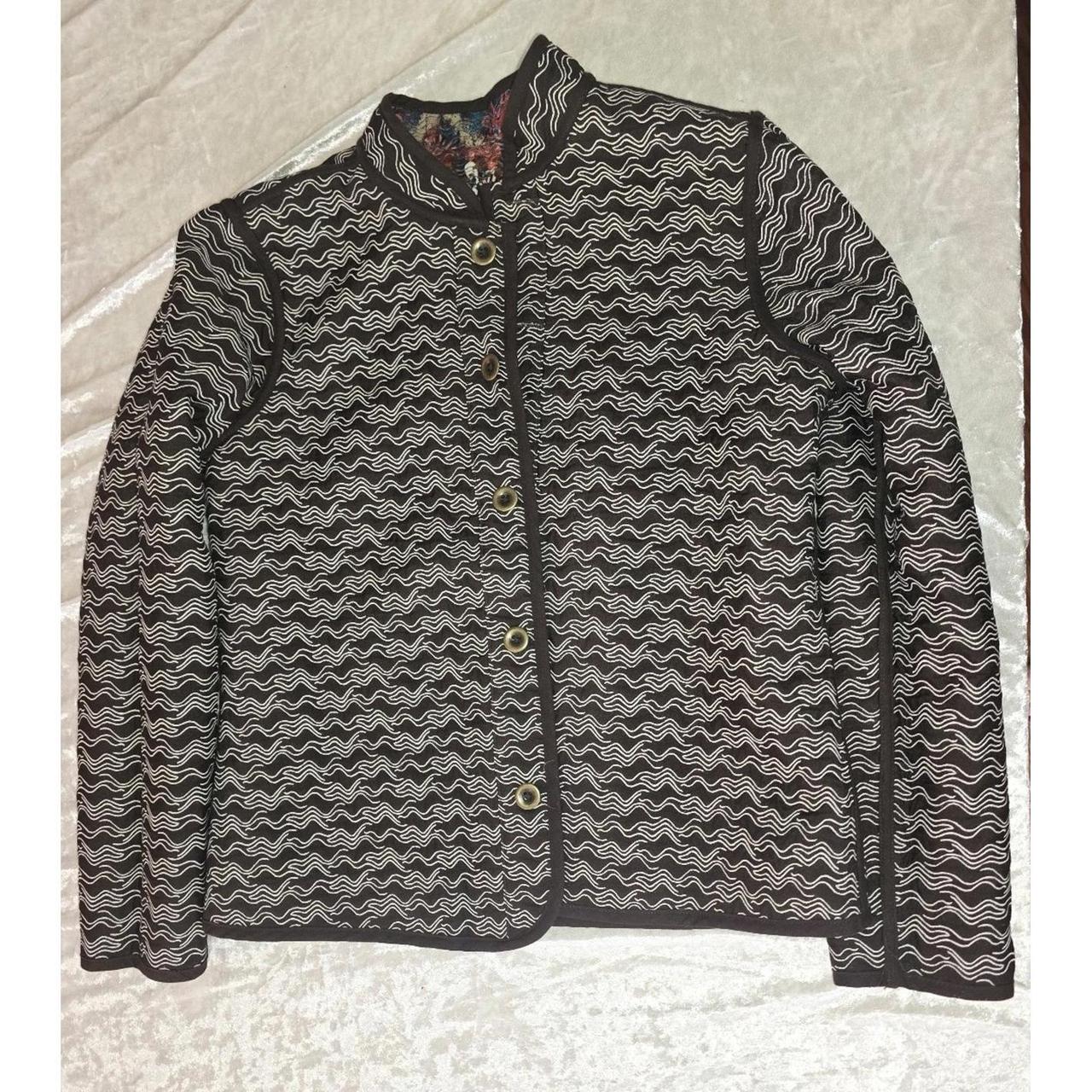 Women's Vest - Cream - M – Abstract Pattern Rever… - image 2