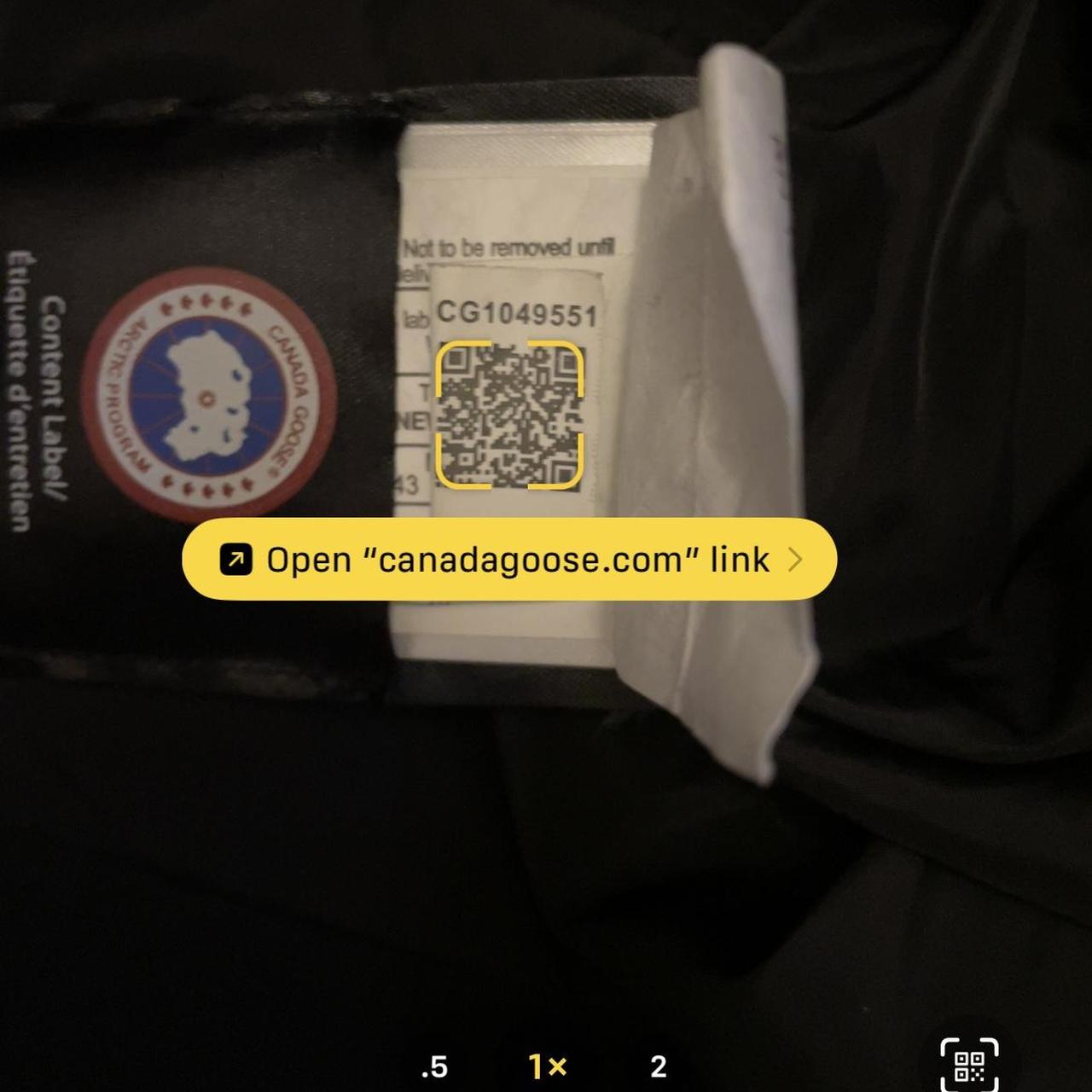 Canada goose qr outlet code zara