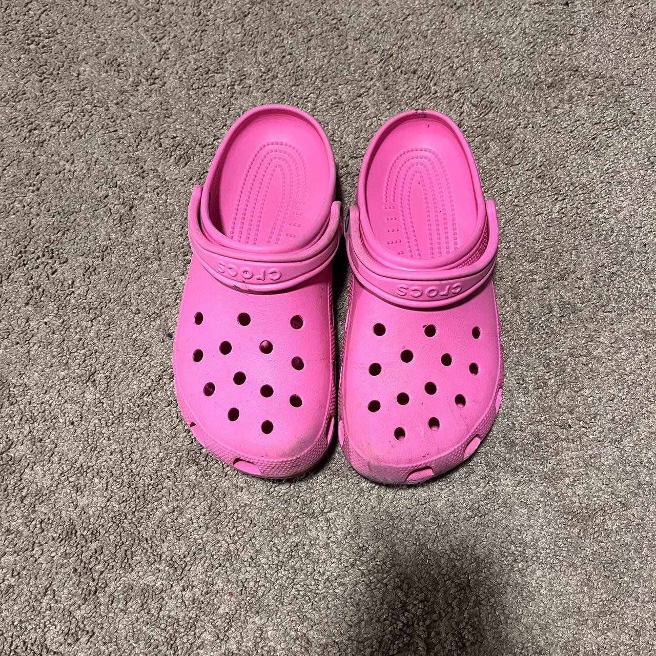 Pink crocs - Depop