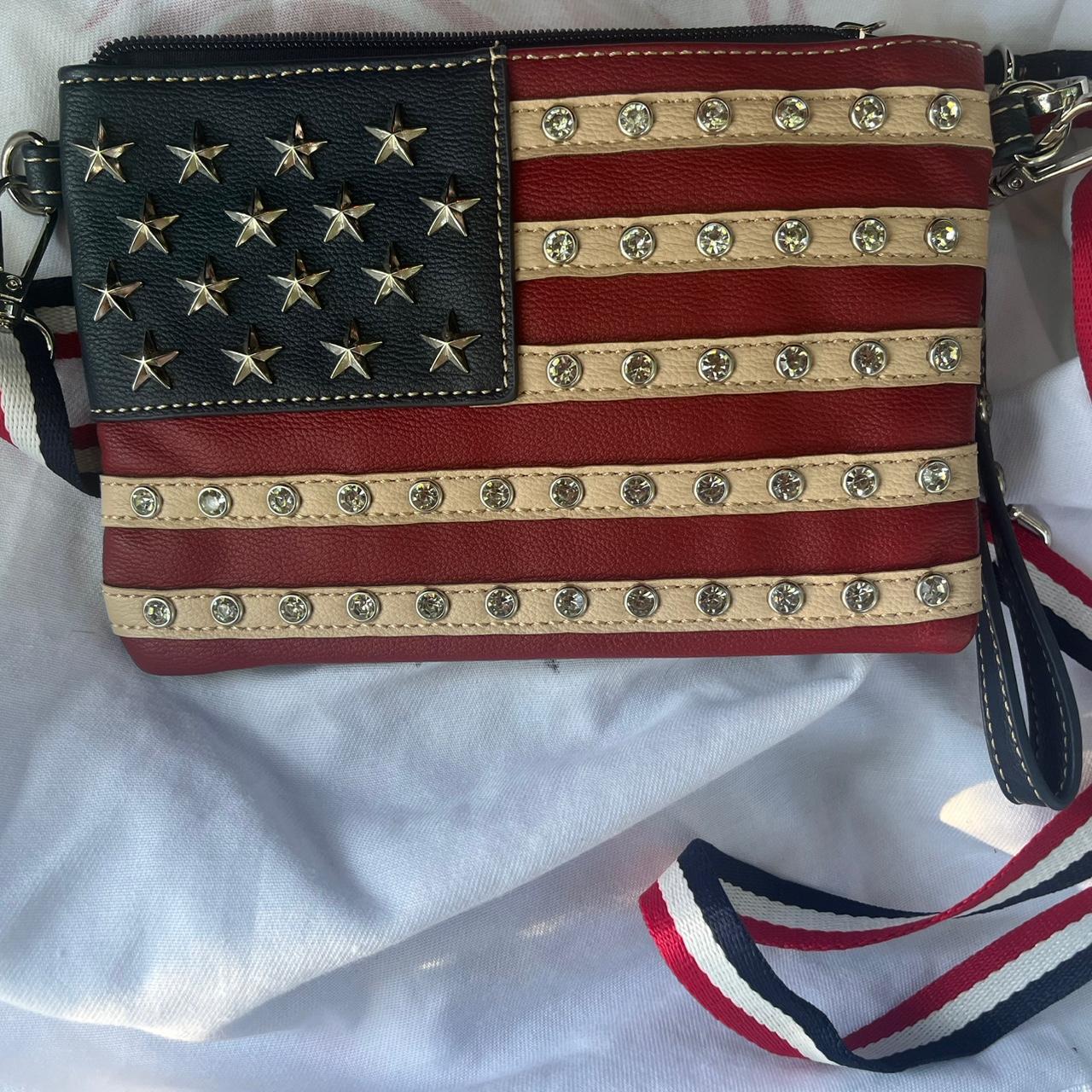 Women's Bag - Red/Multi – Patriotic red, white, a… - image 1
