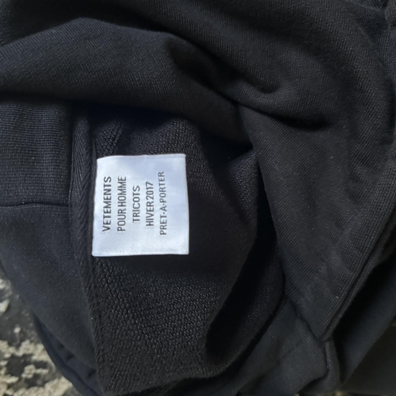 Vetements tfd hoodie size XL - Depop