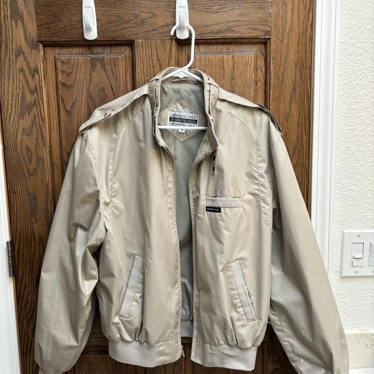 Beige members hot sale only jacket