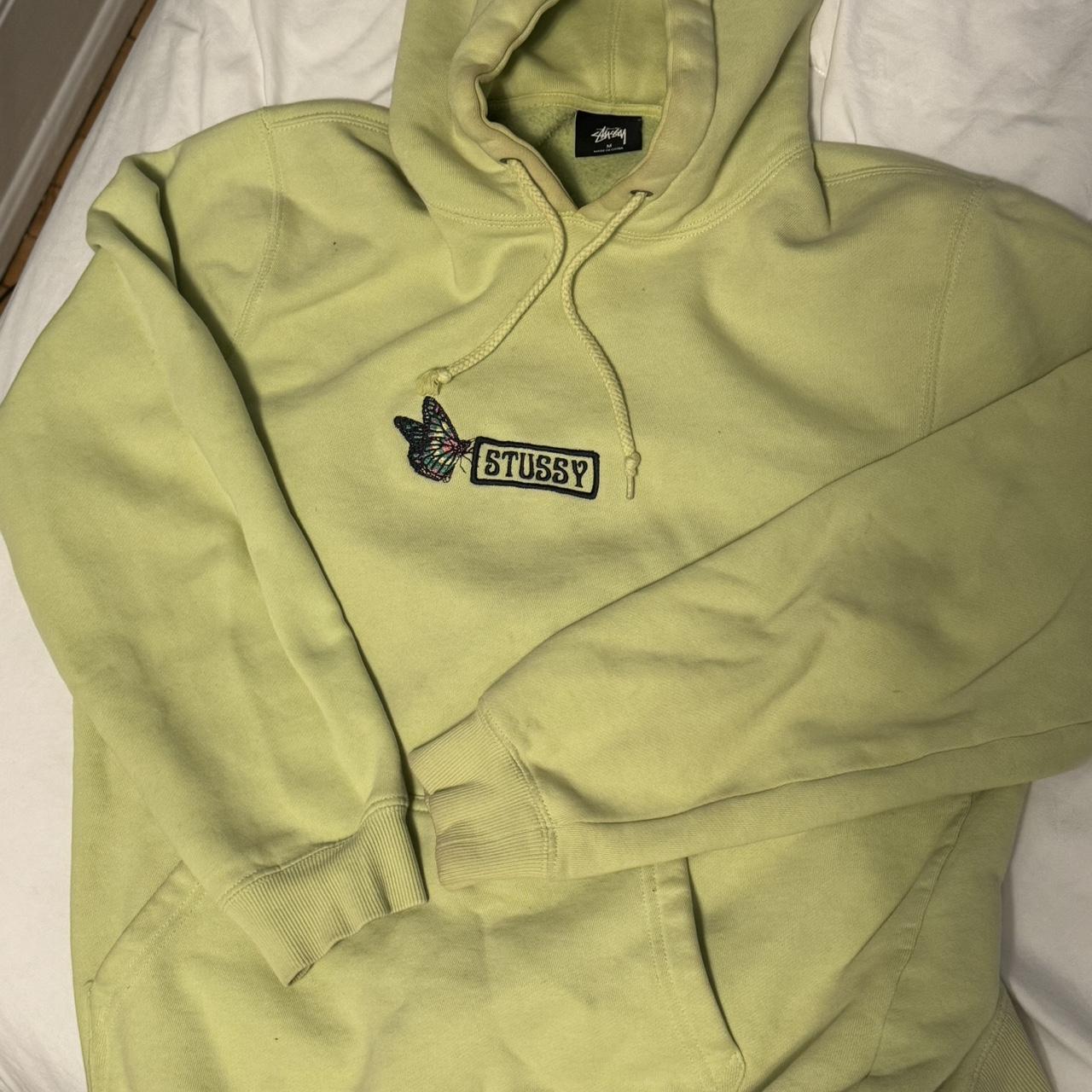 Stussy hot sale lime hoodie