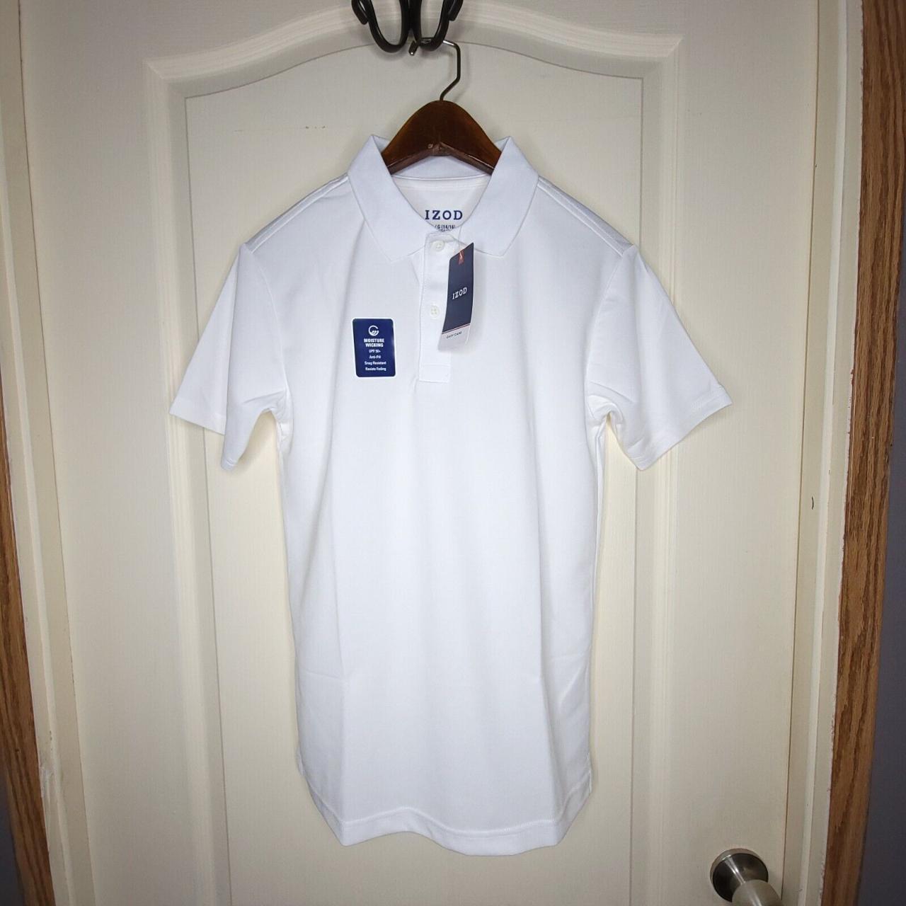 IZOD Boy's Large (14/16) Regular White Moisture... - Depop