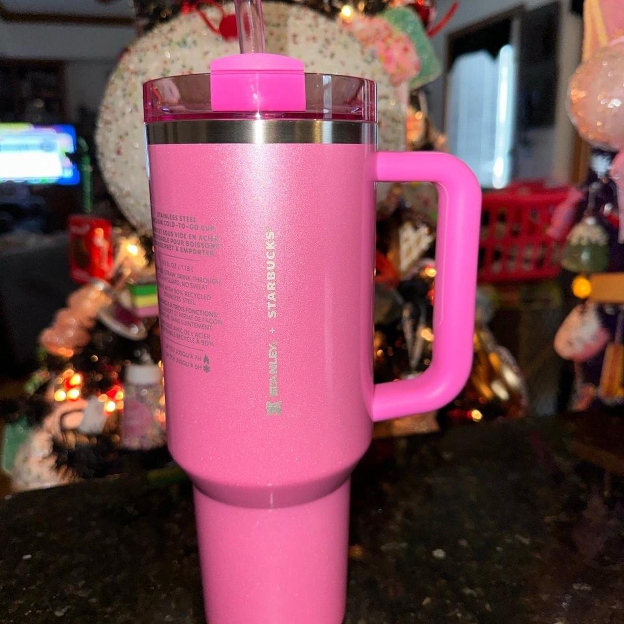 New Starbucks x Stanley Pink 40oz Tumbler Pink... - Depop