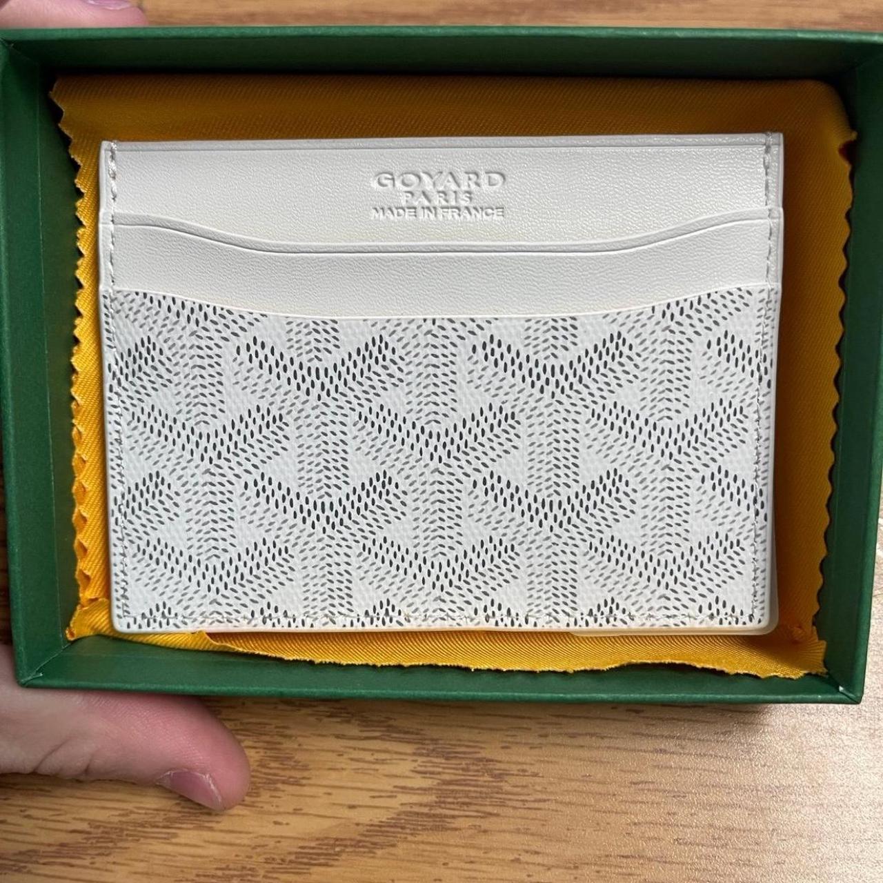 Authentic Goyard Cardholder Wallet White Goyard... - Depop