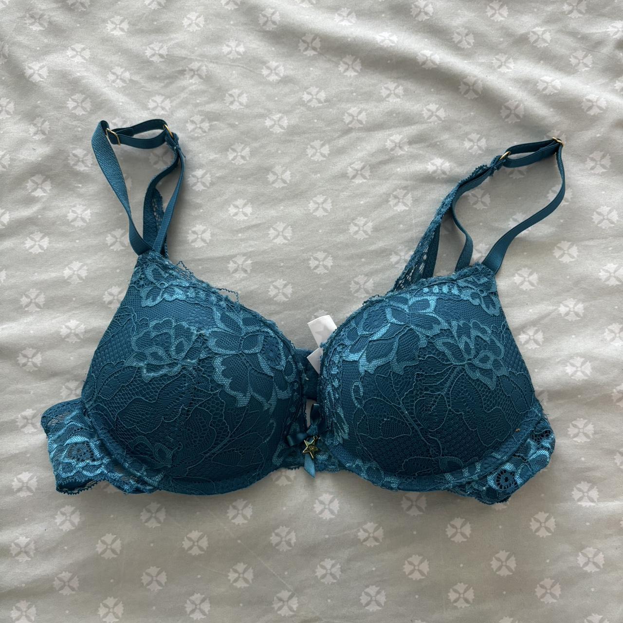 Super sexy blue-gray push up bra $9+ shipping This - Depop