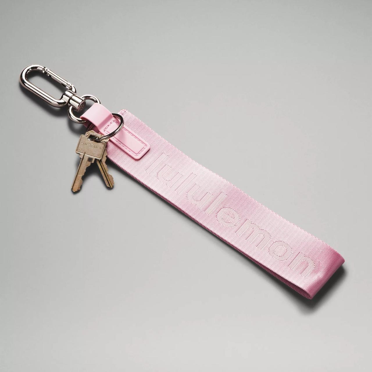 Light Pink Lululemon Never Lost Keychain Lululemon Depop
