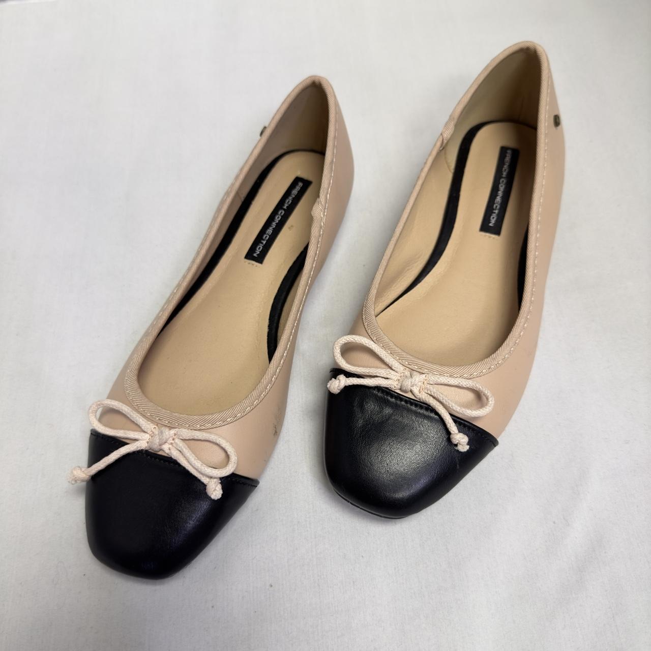 Black and tan ballet flats hotsell