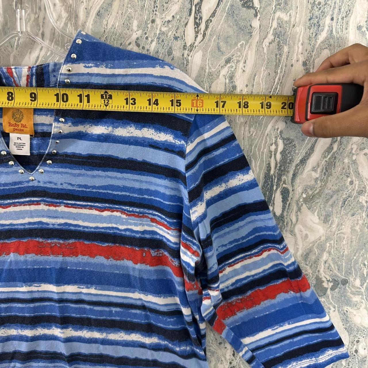 Ruby Rd. Women's Top - Blue/Red - L – Ruby Rd. St… - image 3