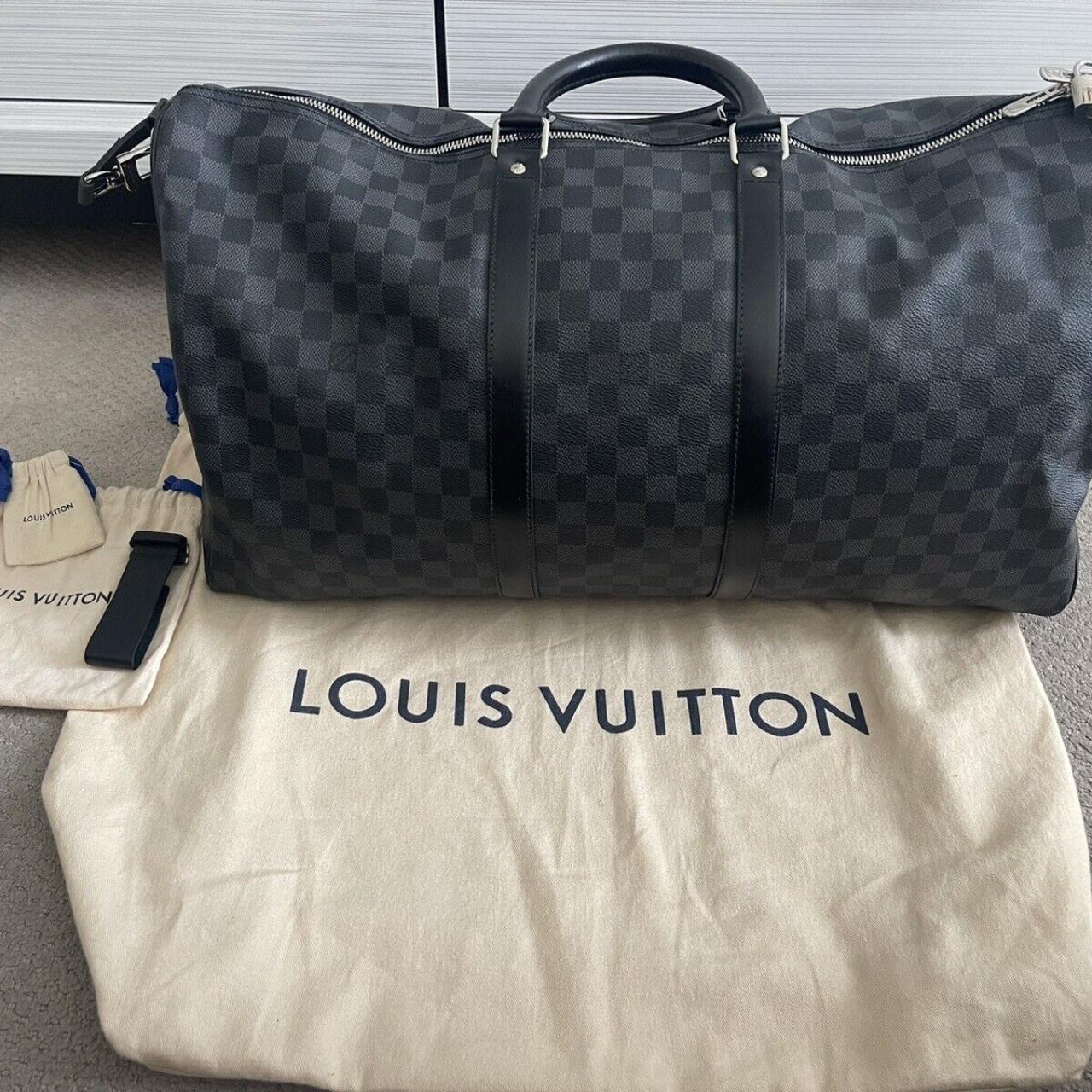 New Black Louis Vuitton Duffle Bag (WITH TAGS) Ask... - Depop