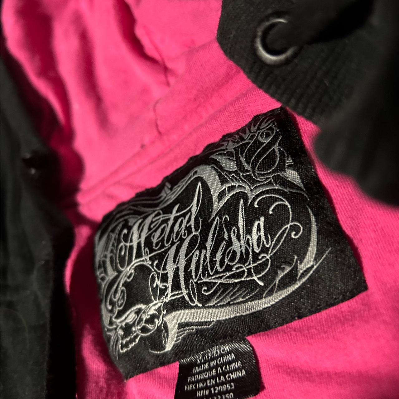 Metal mulisha zip up hoodie Condition: like new, Depop