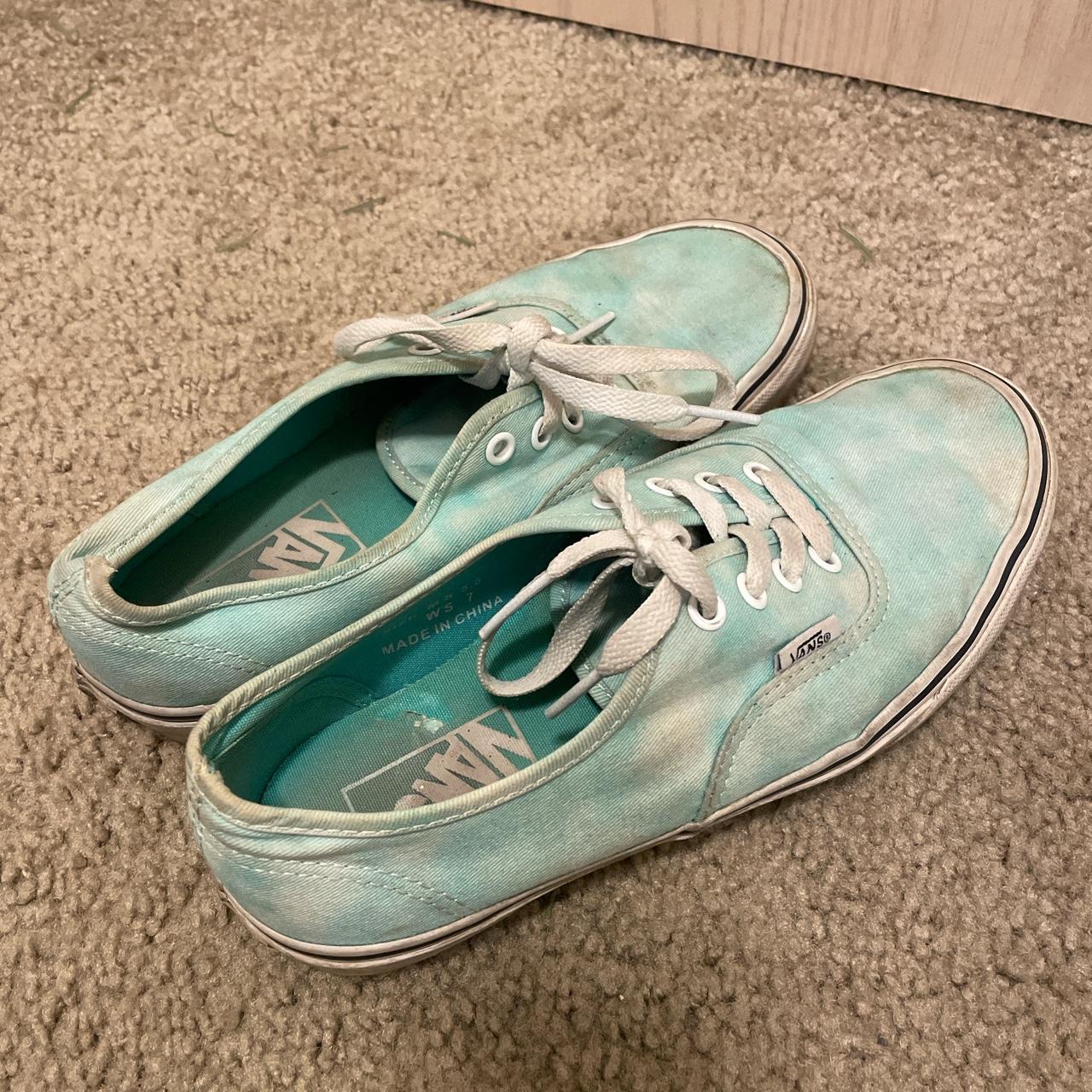 Turquoise vans sale shoes