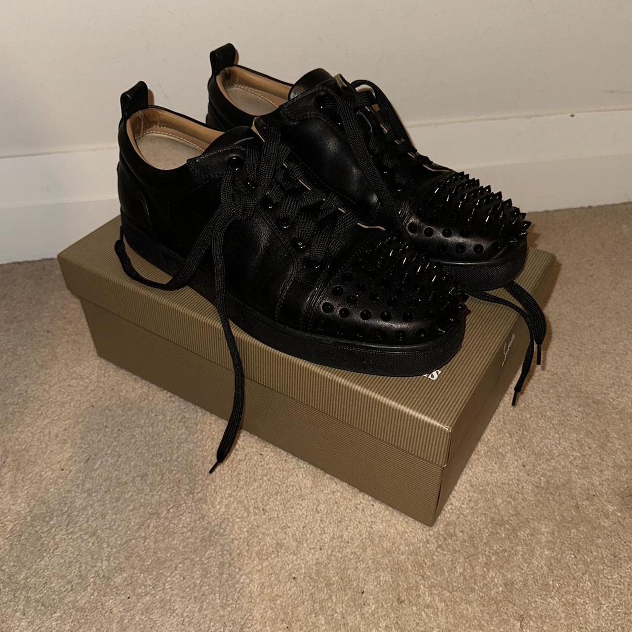 Louboutin Mens Shoes Christian Louboutin Junior Spikes Black