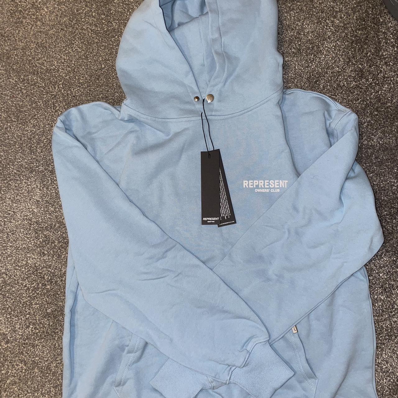 Represent Owners Club Baby Blue Hoodie💙 Size Small... - Depop