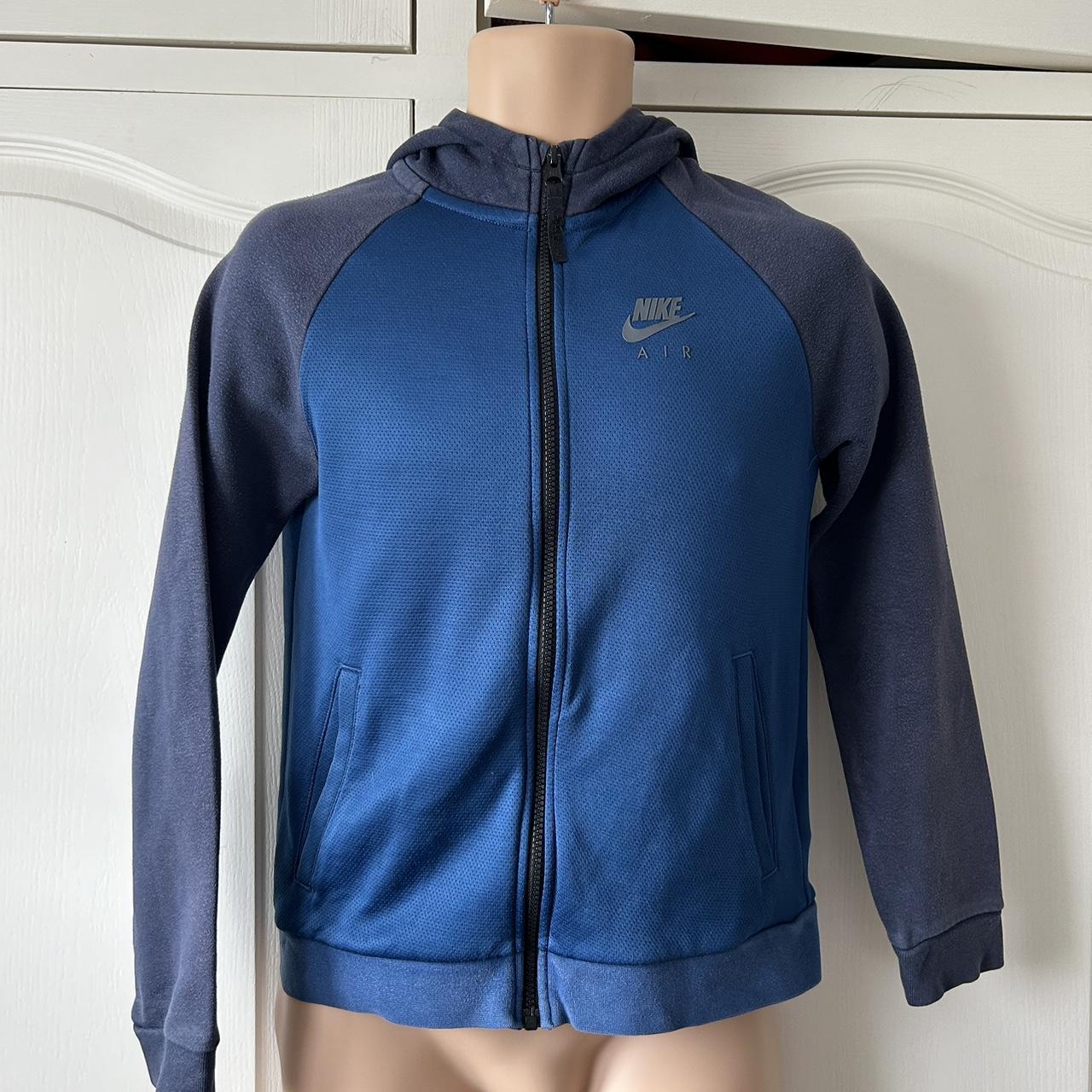 blue nike air max hoodie