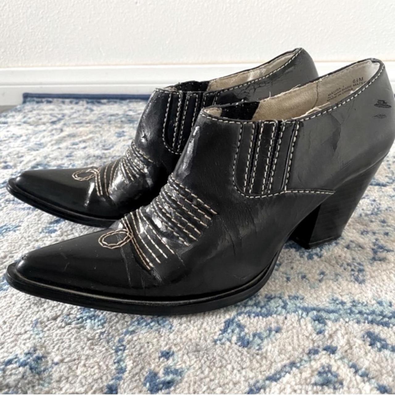 rampage black ankle boots