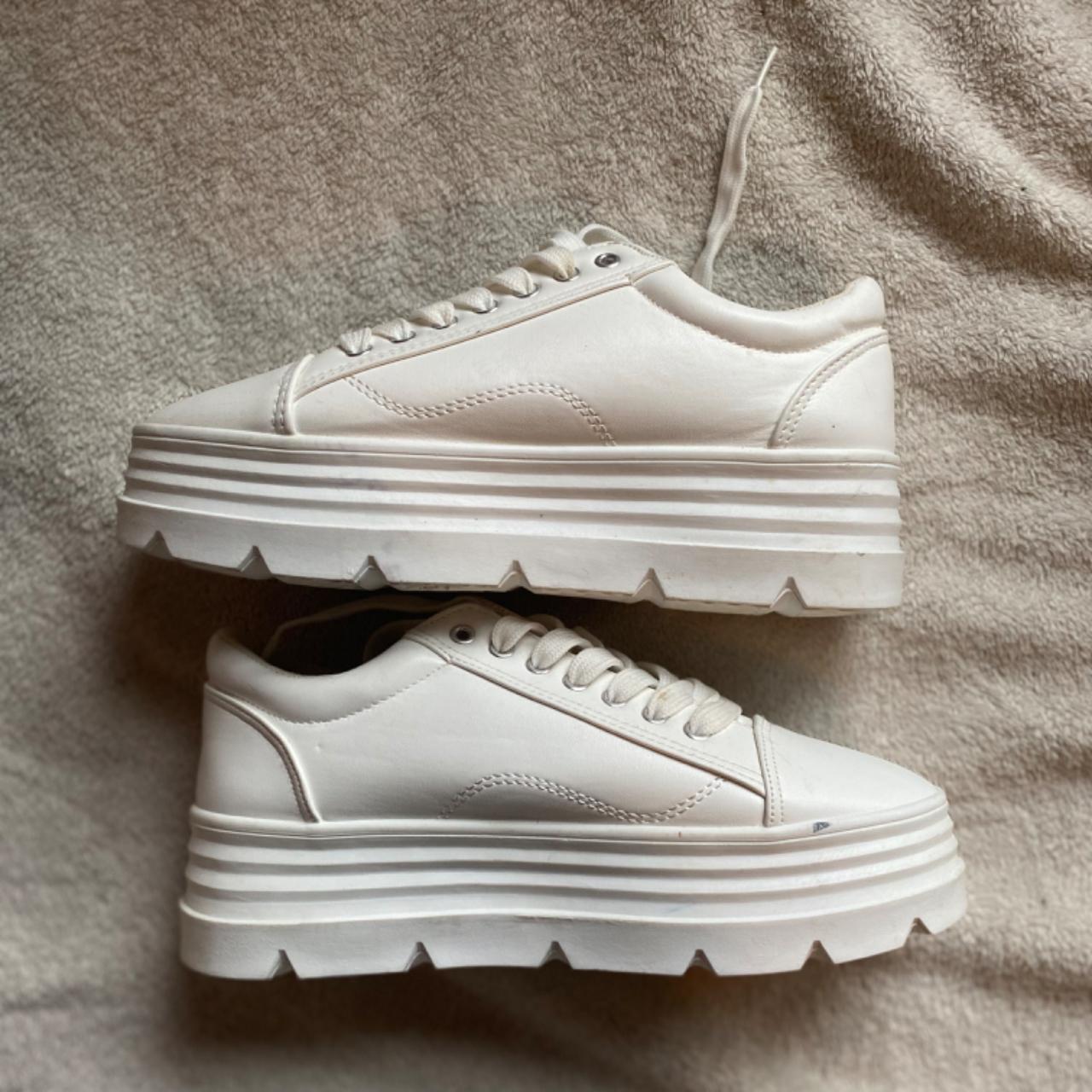 nasty gal platform trainers