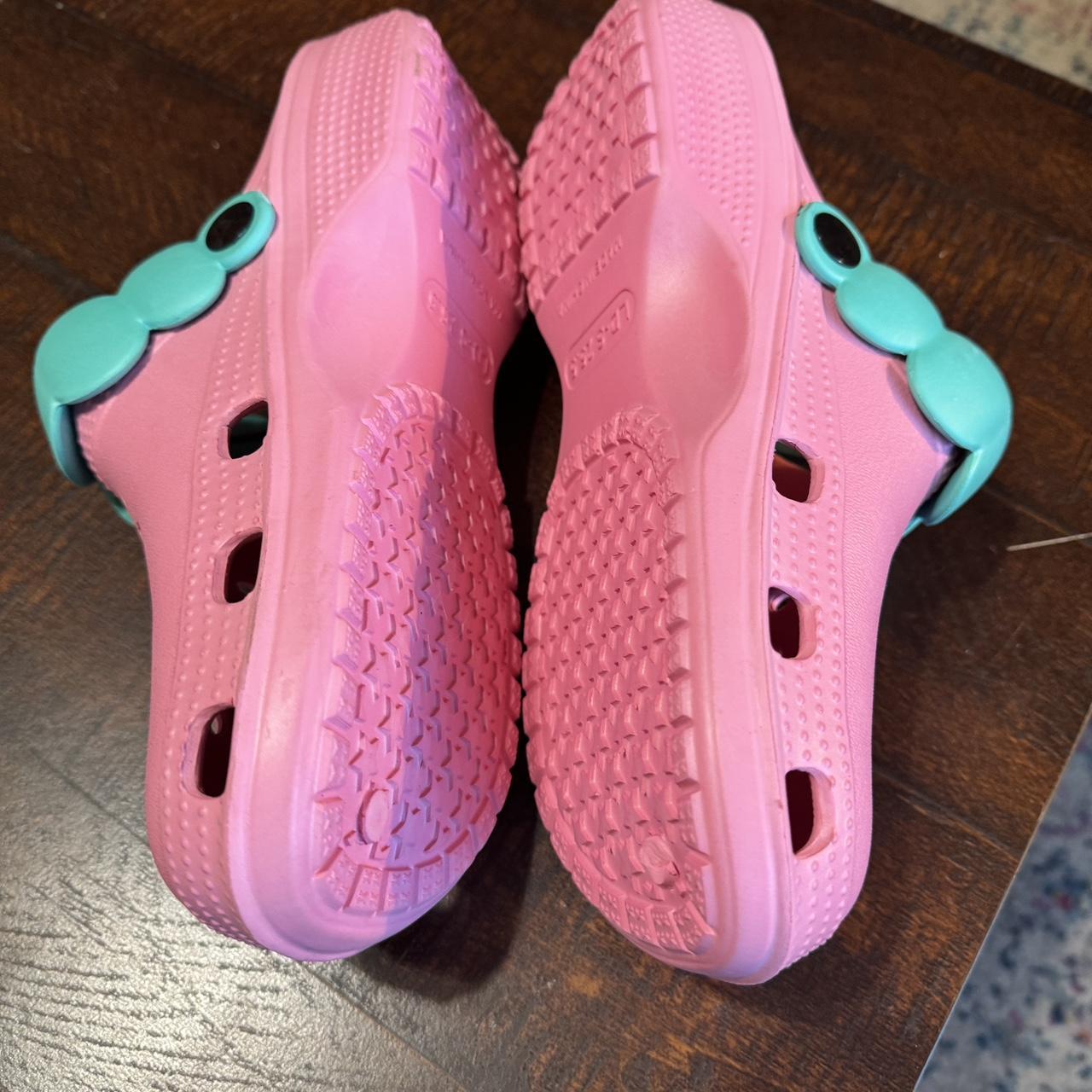 Brand new strawberry crocs. Never worn! Mezzo piano... - Depop