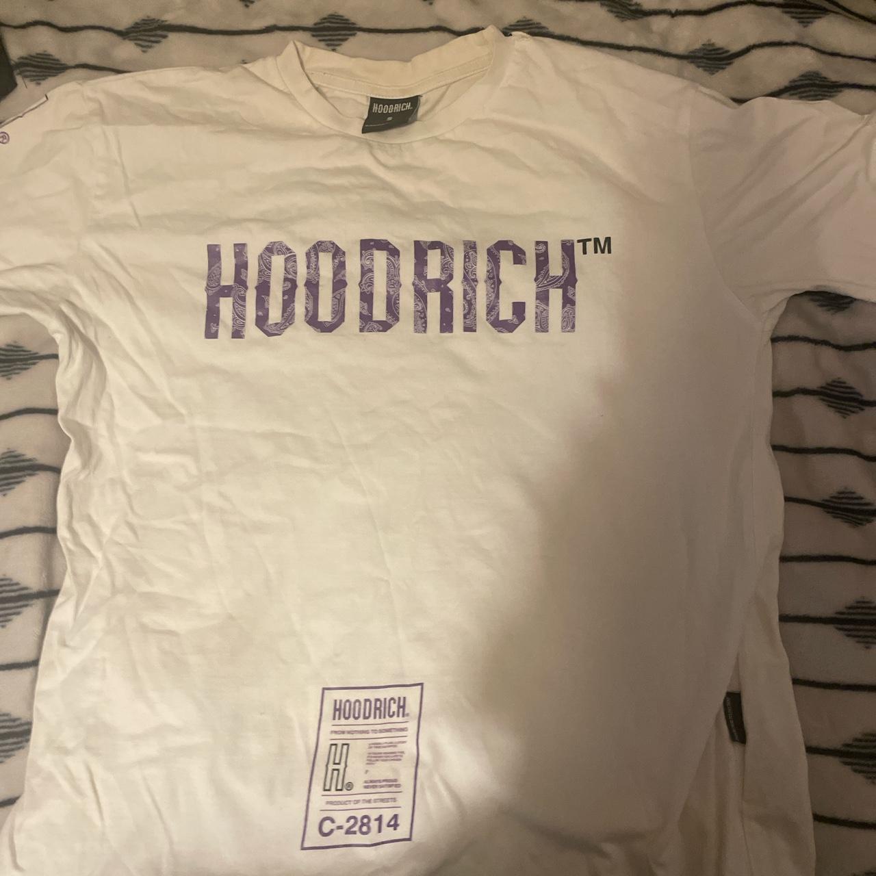White Hoodrich T Shirt Used Size S Next Day Dispatch Depop