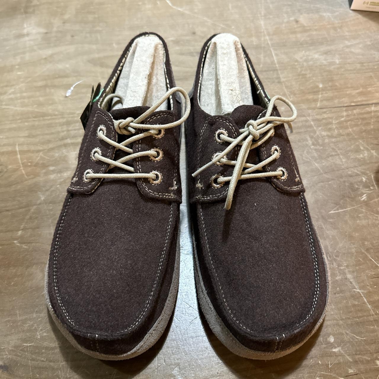 Men s new Sanuk MAINSTEEZ shoes size 12 Brown Depop