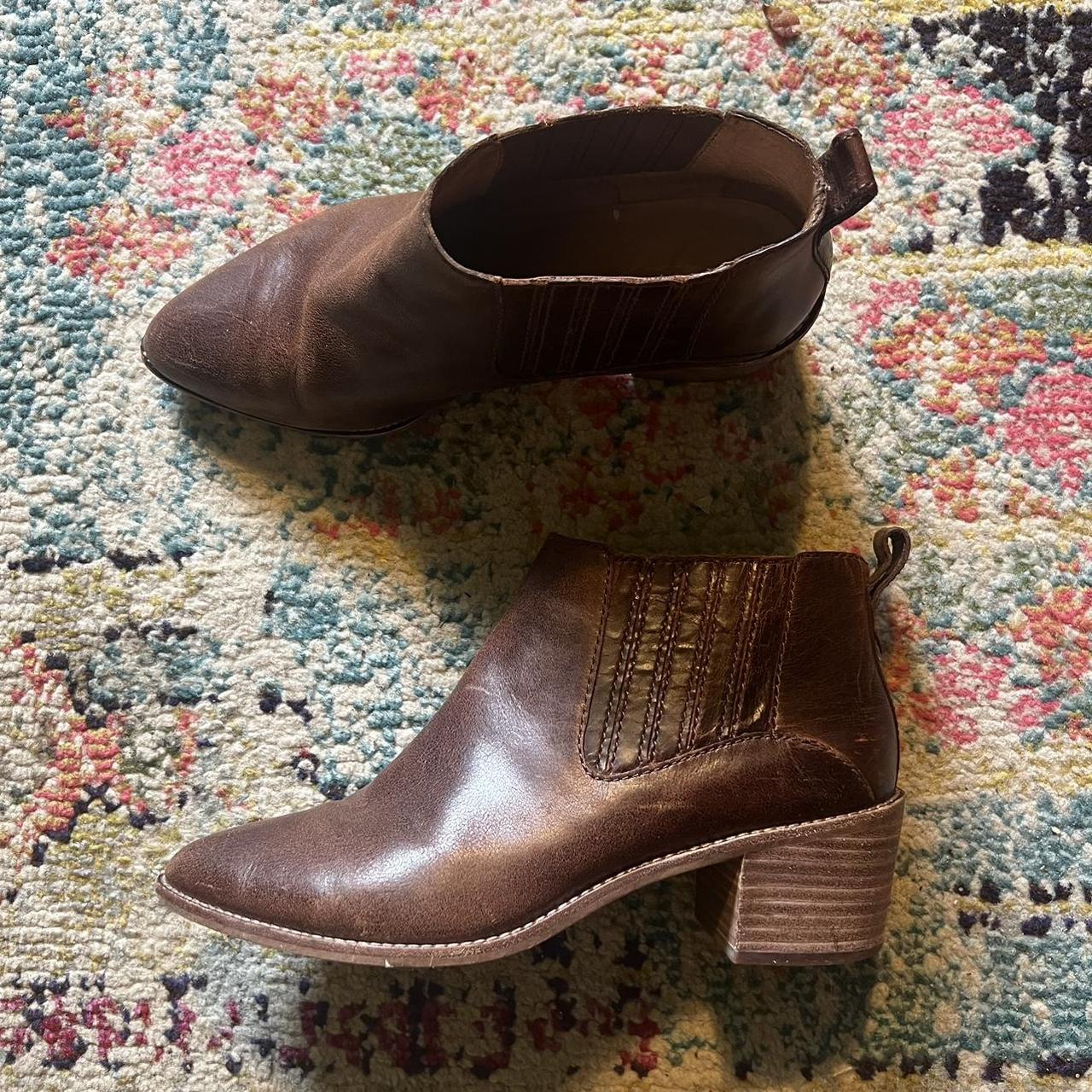 Madewell brown booties hotsell