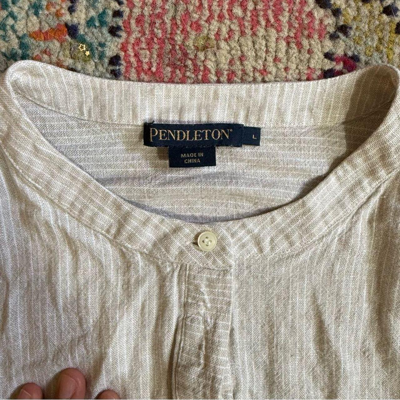 Pendleton Women's Top - Tan - L – Pendleton butto… - image 3