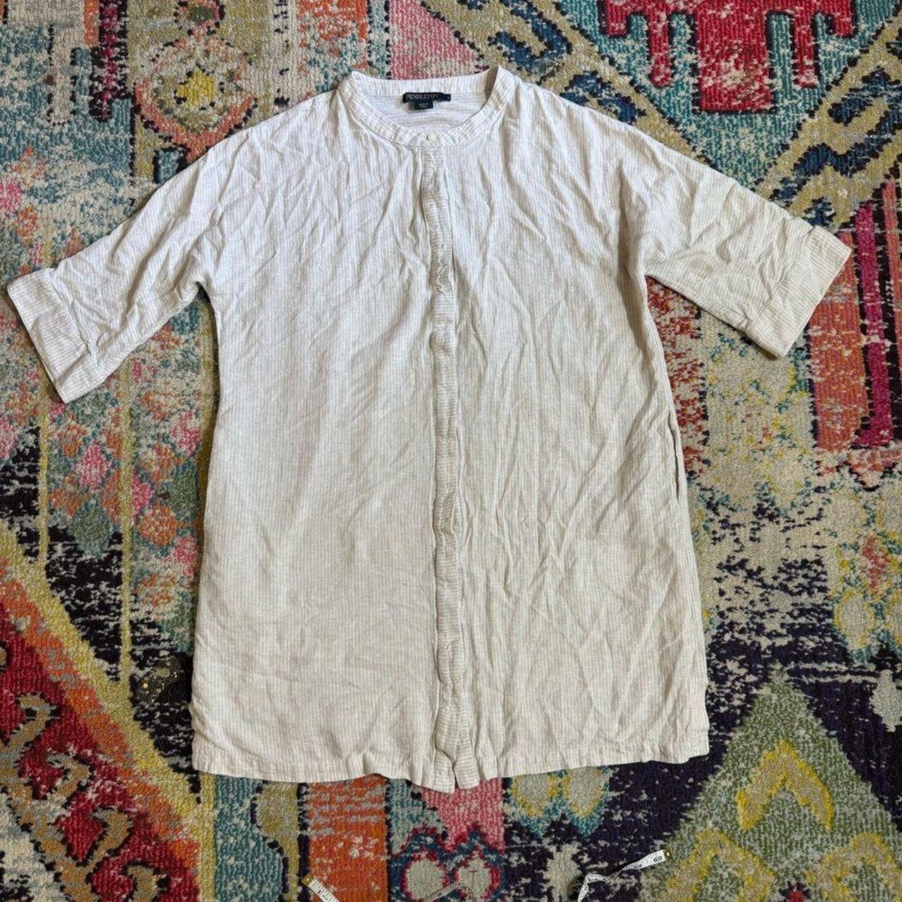 Pendleton Women's Top - Tan - L – Pendleton butto… - image 1