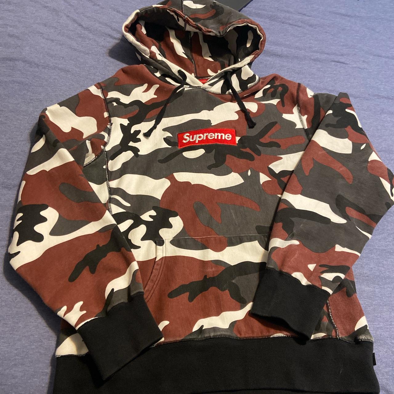 Urban camo supreme outlet hoodie