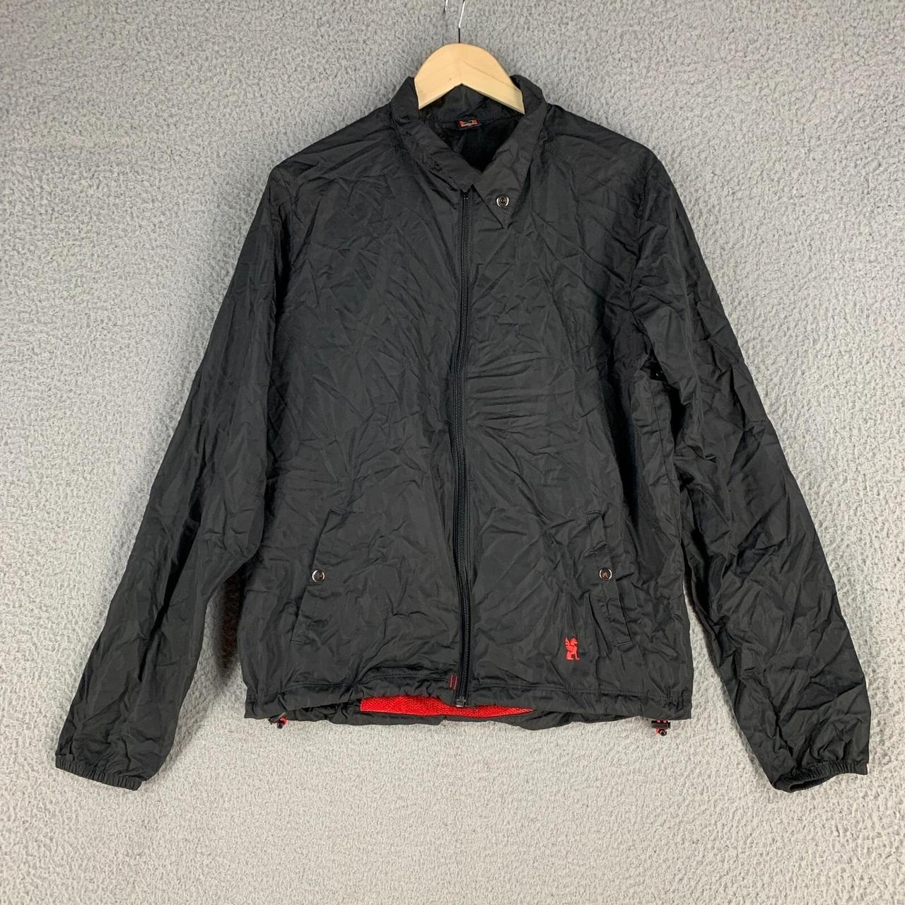 Preloved Men's Bomber Jacket - Black - M – Chrome… - image 1