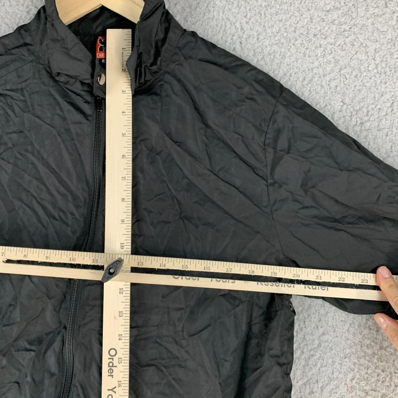 Preloved Men's Bomber Jacket - Black - M – Chrome… - image 5