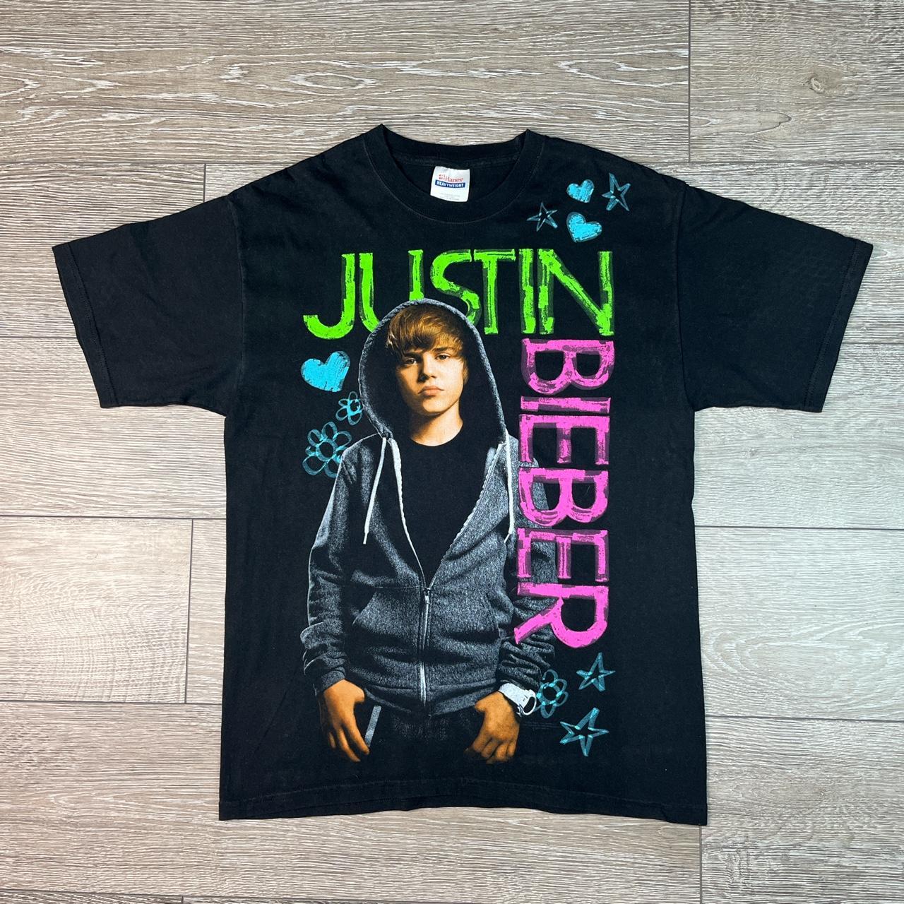 Justin Bieber t-shirt Justin Bieber early 2000s… - Depop