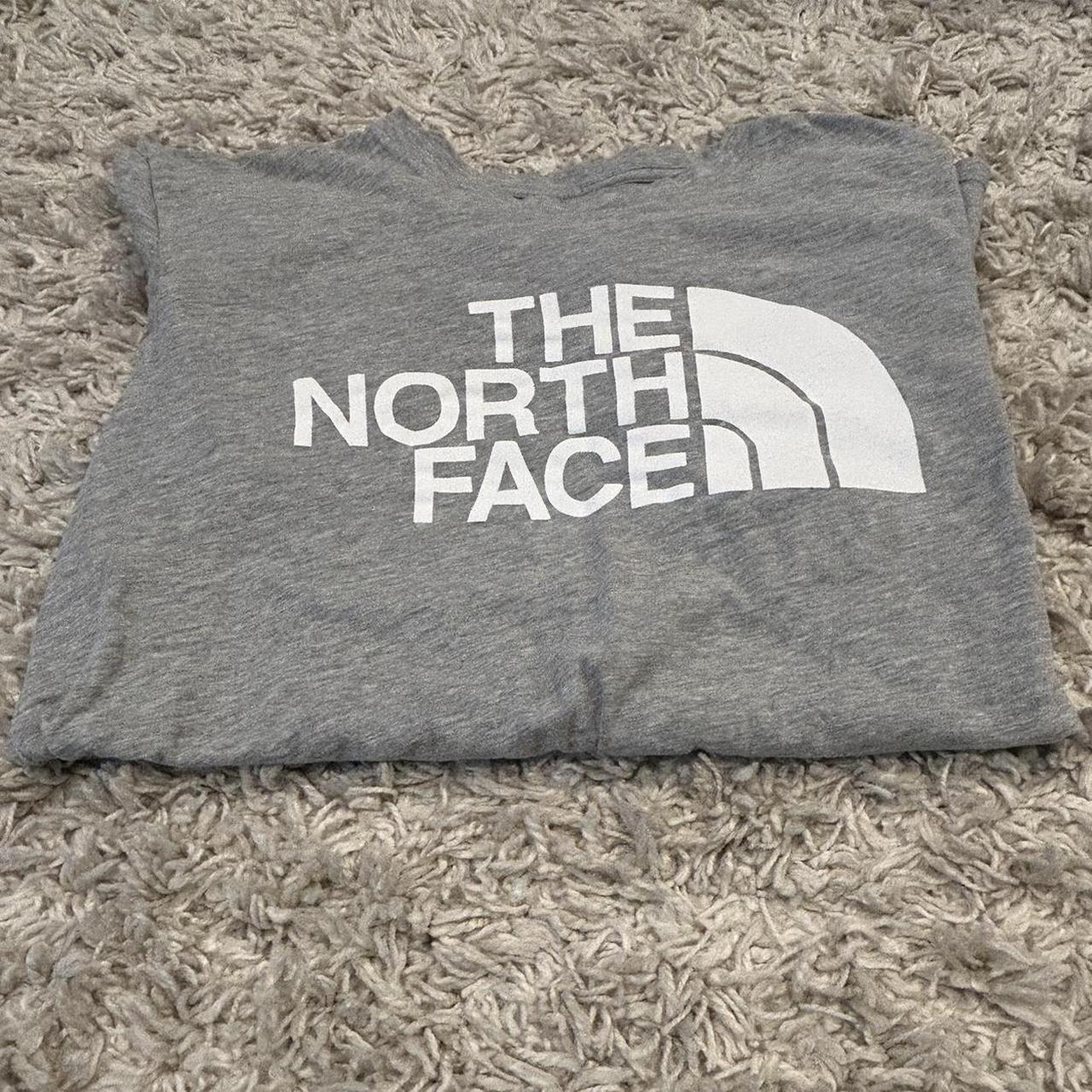 The North Face Grey Men’s T-Shirt Size S but fits... - Depop