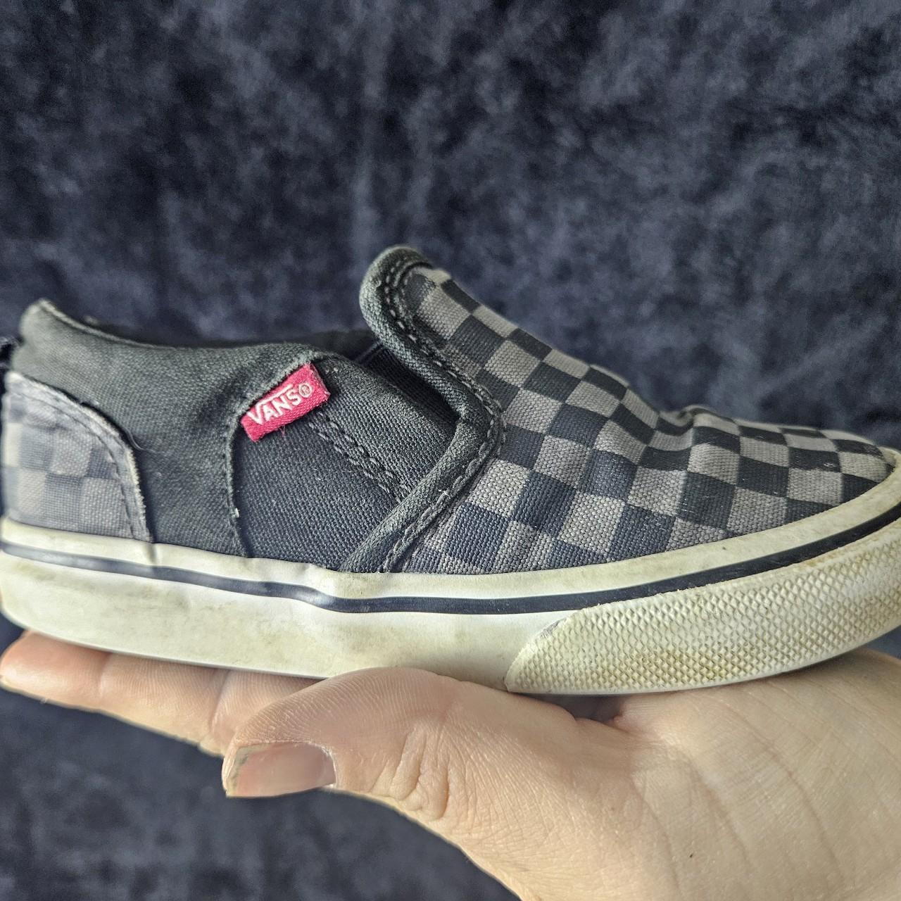 vans toddlervans 8t velcro checkered These are. Depop