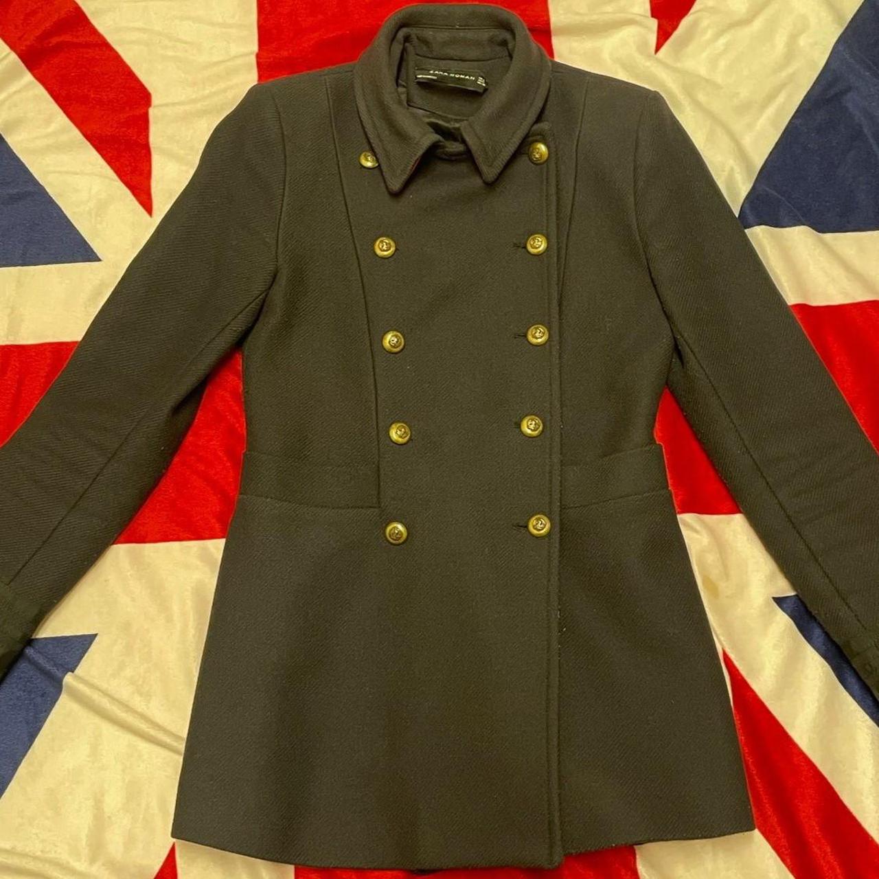 Military coat zara hotsell