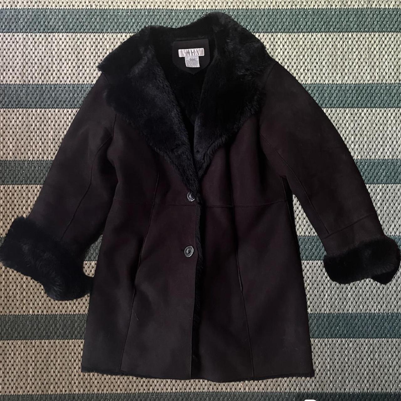 Nine West Women's Black Coat | Depop