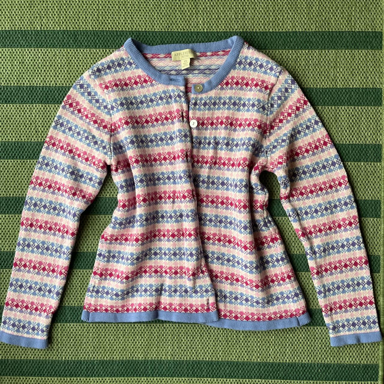 Cute coquette cardigan sweater Size ps fits like a... - Depop