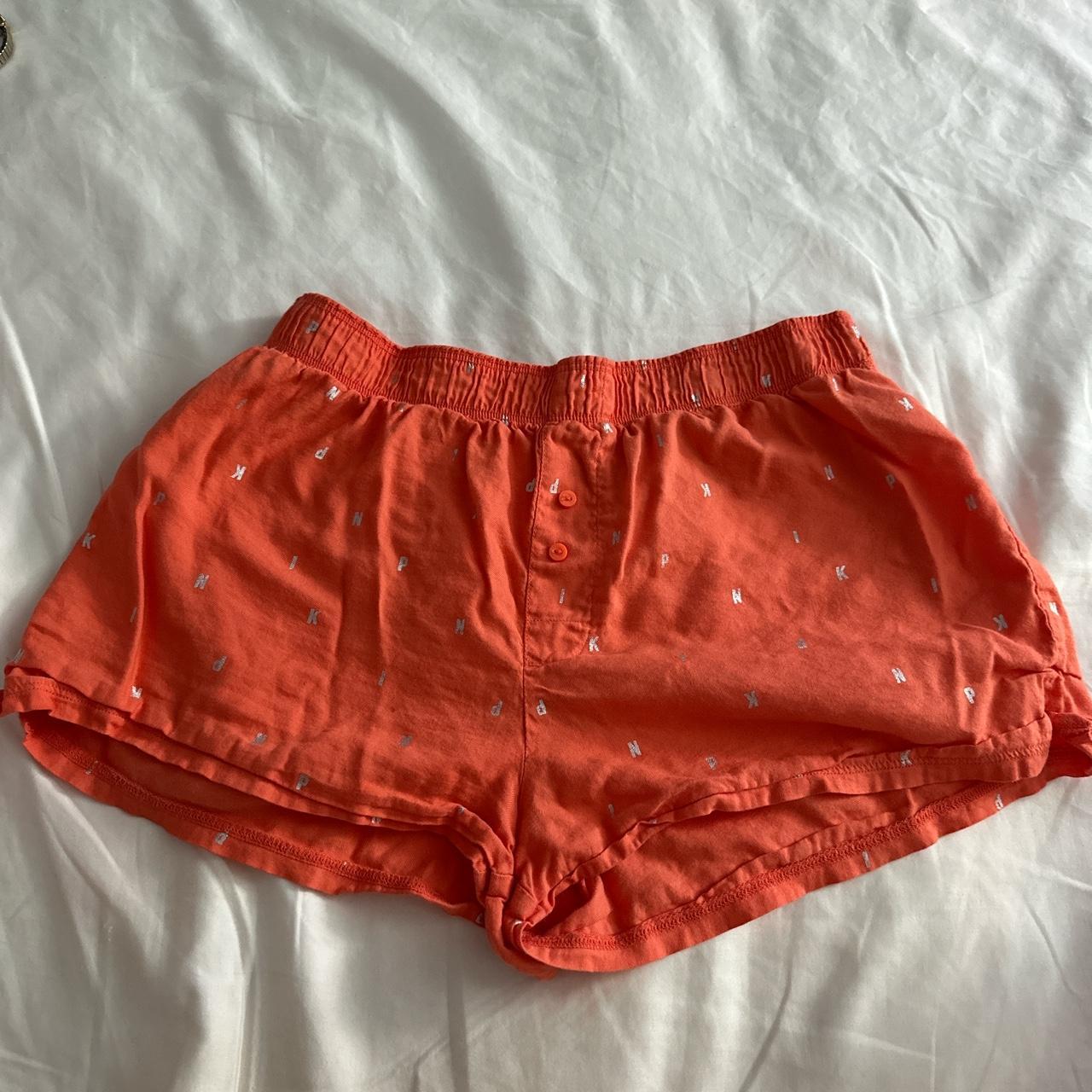 PINK sleep shorts womens sleep short boxers from... - Depop