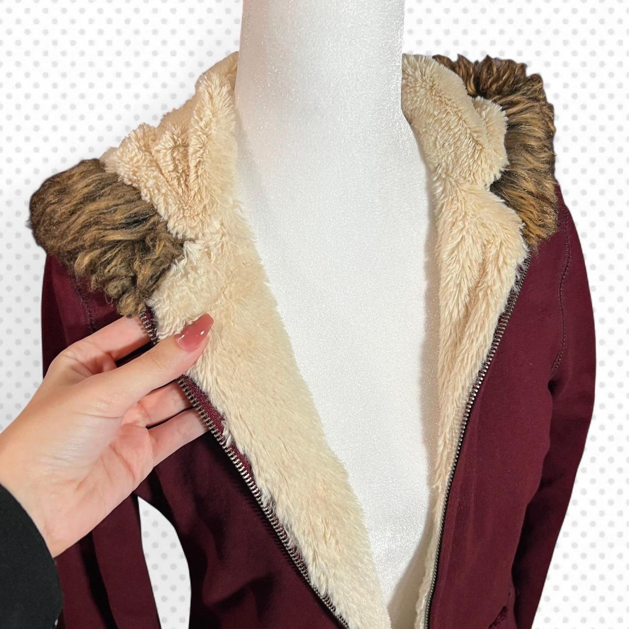 Mossimo Women's Hoodie - Burgundy/Red - M – Burgu… - image 2