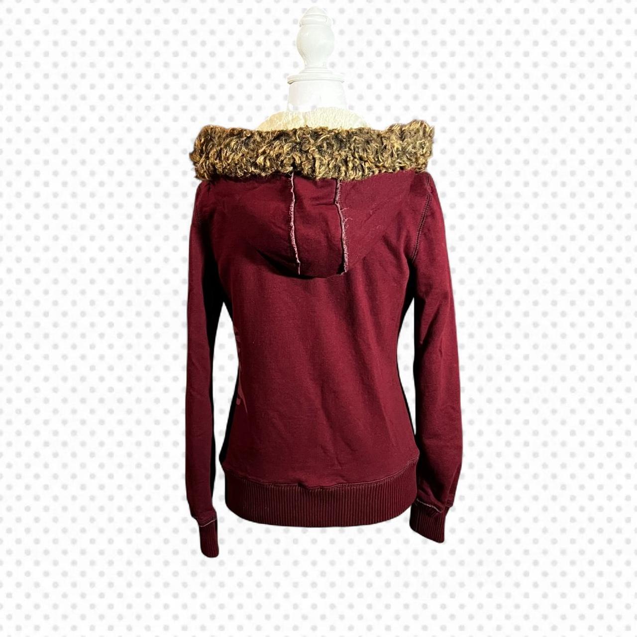 Mossimo Women's Hoodie - Burgundy/Red - M – Burgu… - image 4