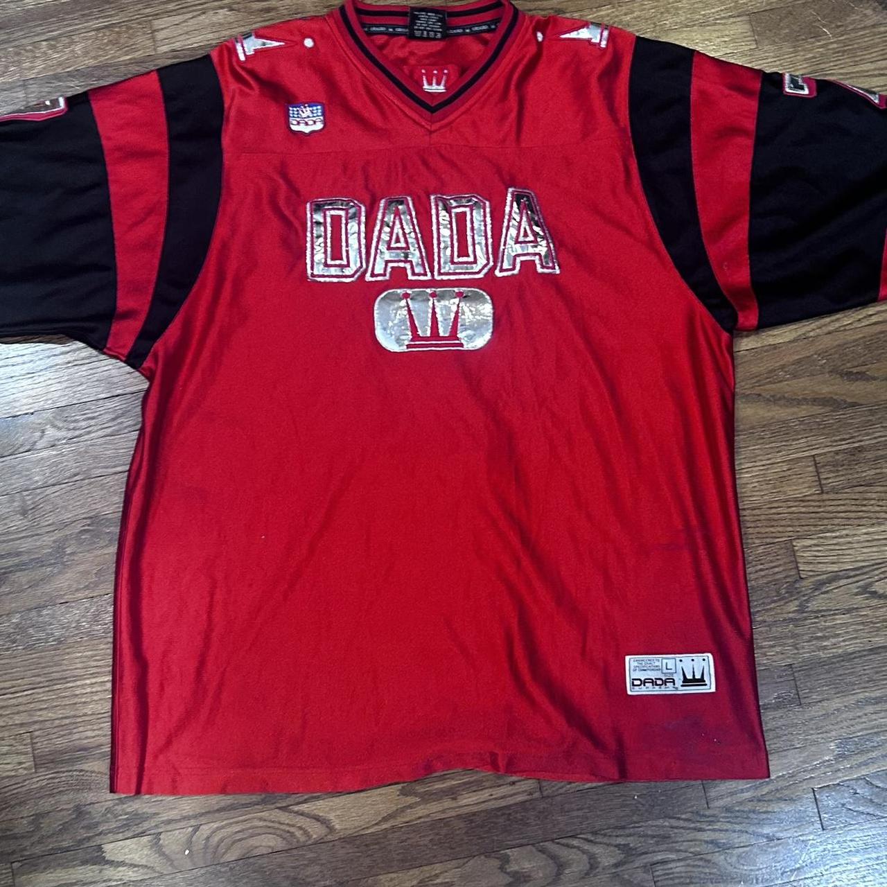 Dada Supreme number 7 red Jersey L vintage #Y2k | Depop