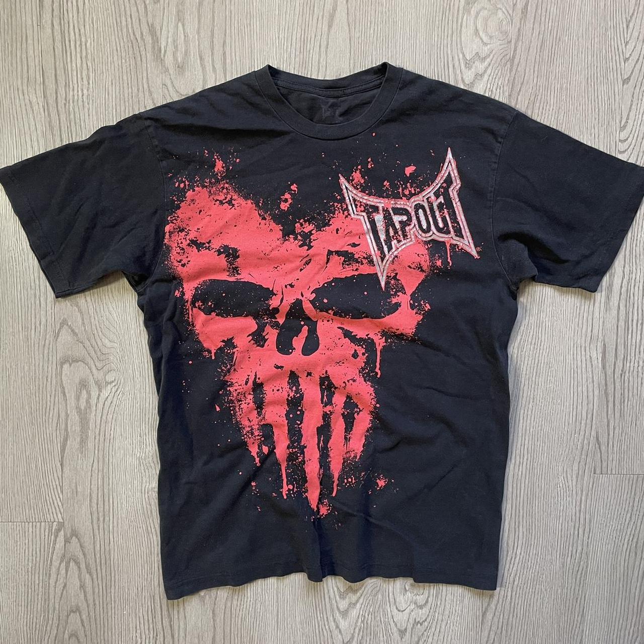 Y2K Tapout skull T-shirt Size L #tapout #y2k #mma... - Depop