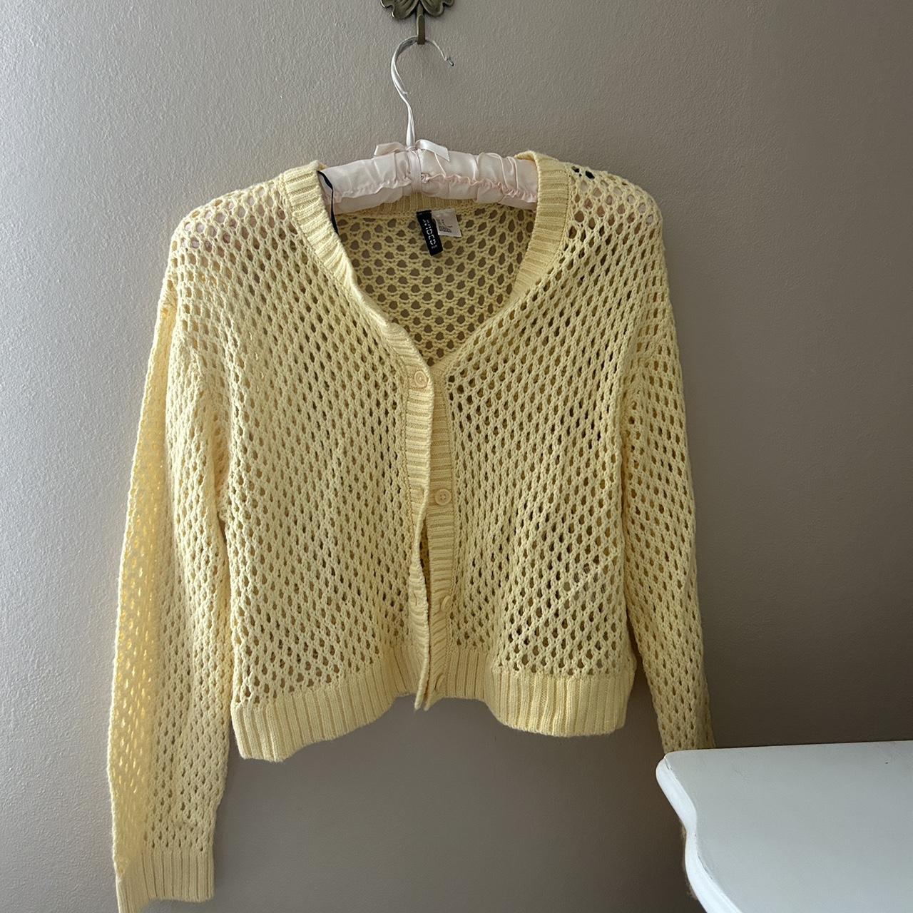 Yellow hot sale lightweight cardigan