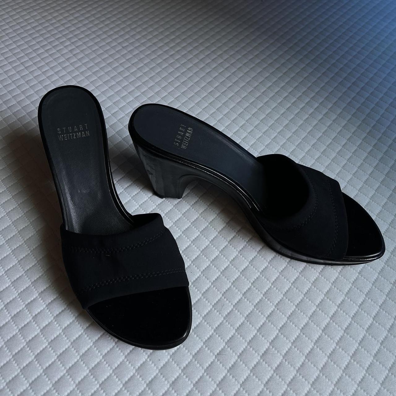 🎀 STUART WEITZMAN WOMEN'S BLACK SANDALS 🎀 ~size... - Depop