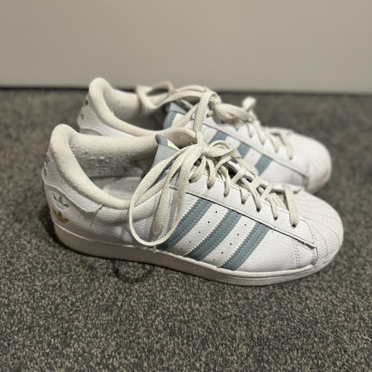 Adidas superstar white foil best sale