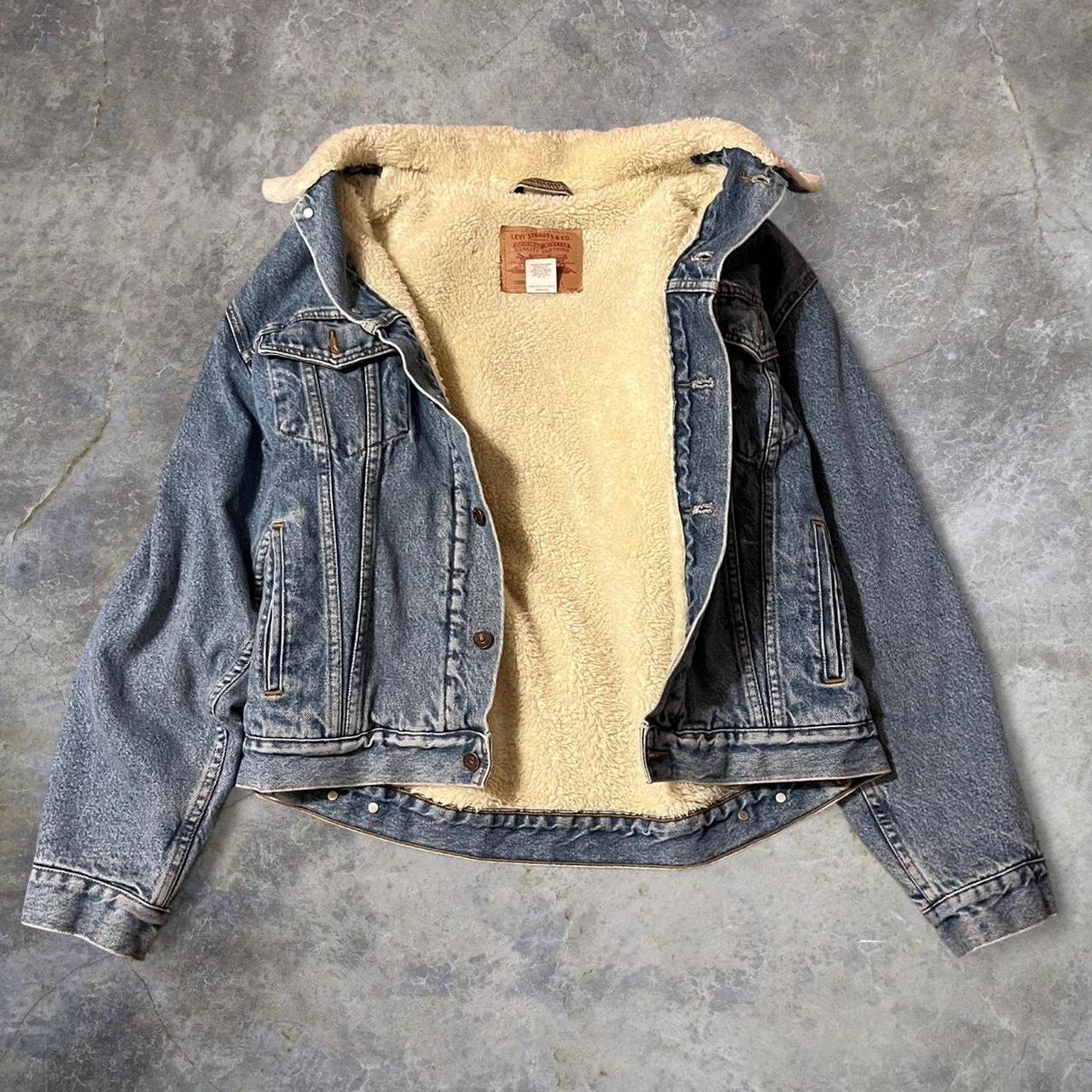 Levi's Men's Jacket - Blue - L – Levi's Sherpa li… - image 1